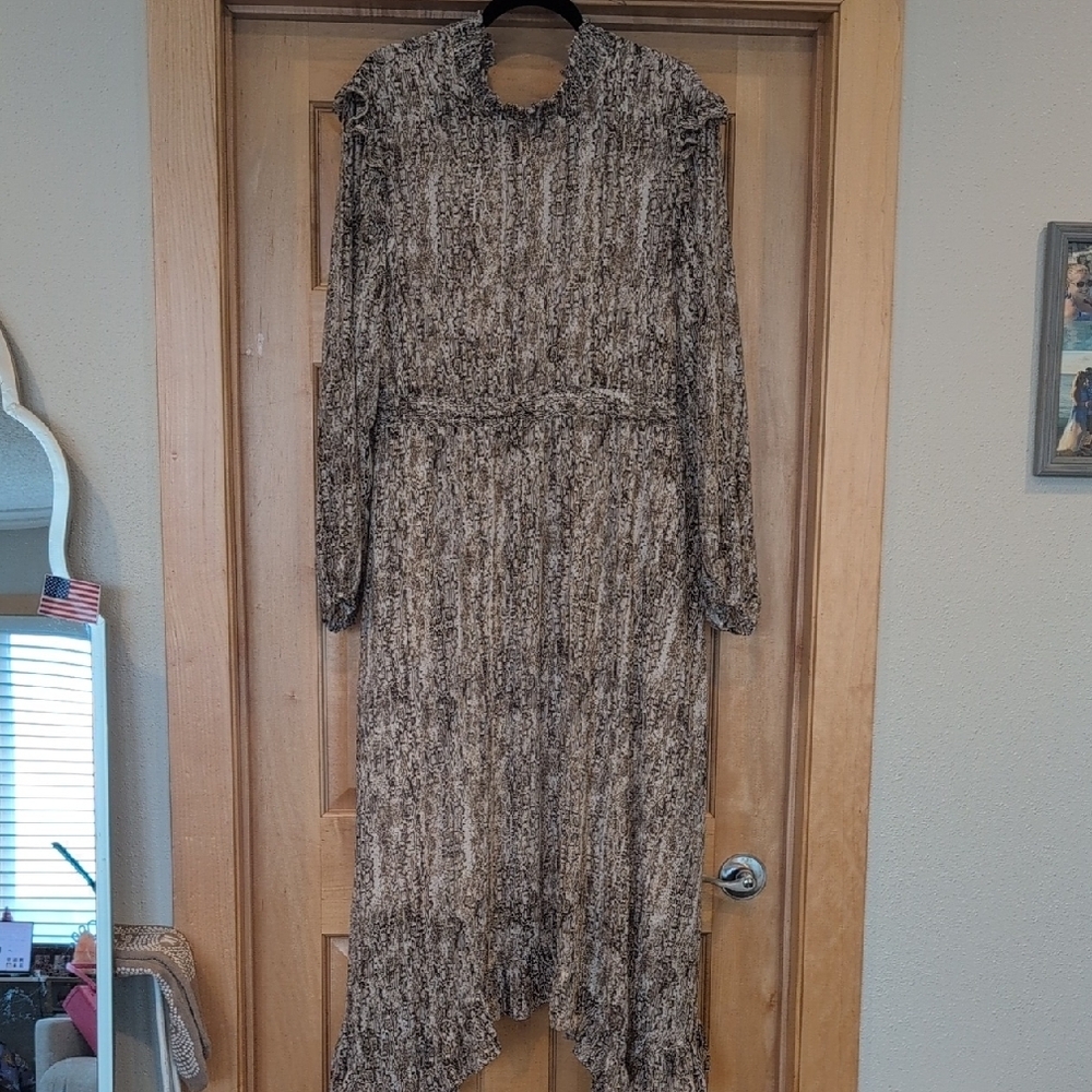 Snakeskin Print Women's Dress